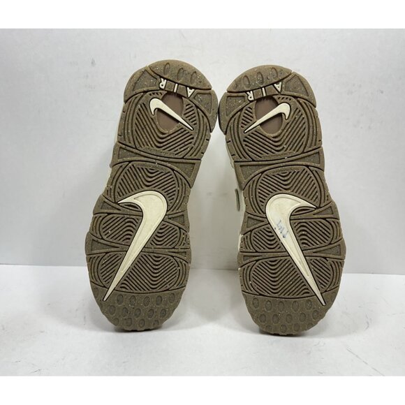 Nike Air More Uptempo GS Coconut Milk Team Gold Sneakers 7Y Women 8.5 DX1939-100 - Picture 6 of 10